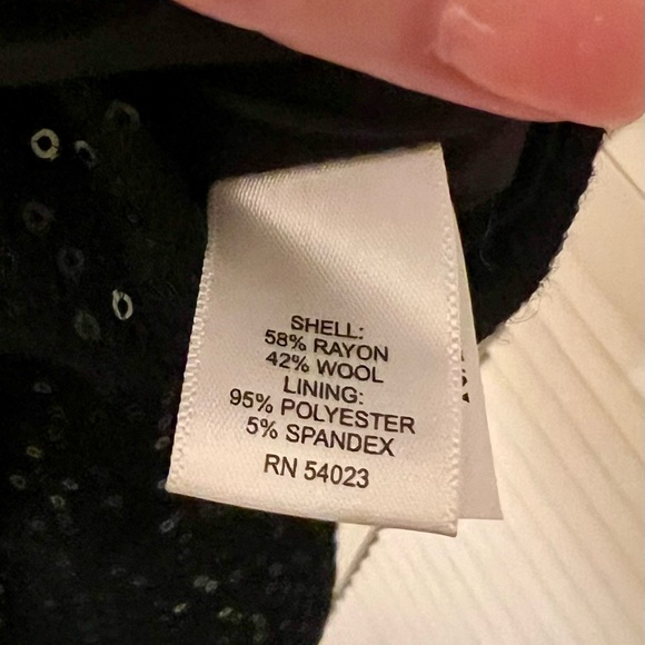 BANANA REPUBLIC SEQUIN V-NECK DRESS - Picture 7 of 8